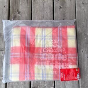 BTS Official Little Wishes Muffler Red No Photocard